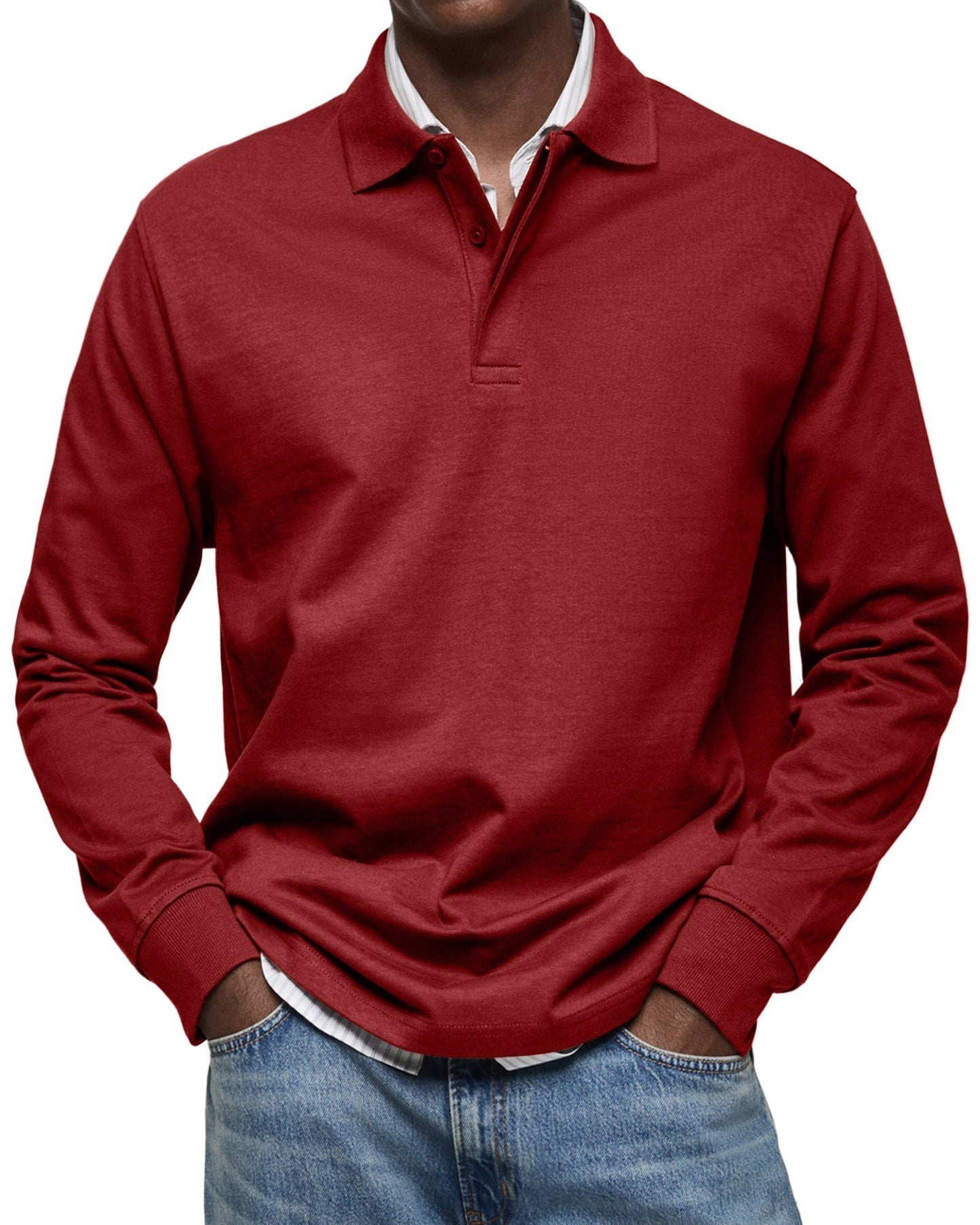 RIKO | Polo Lange Mouw - Comfortabel en Stijlvol