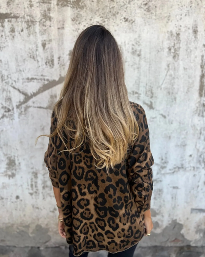MARIANELLA | Animal Print Blouse Flatterend en Ultiem Comfortabel voor Elk Seizoen