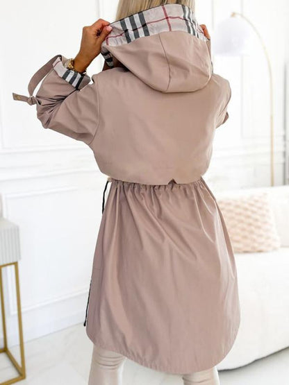 GABRIELLA | Elegante Trenchcoat met Kap en Verstelbare Taille – Bestseller van het Seizoen