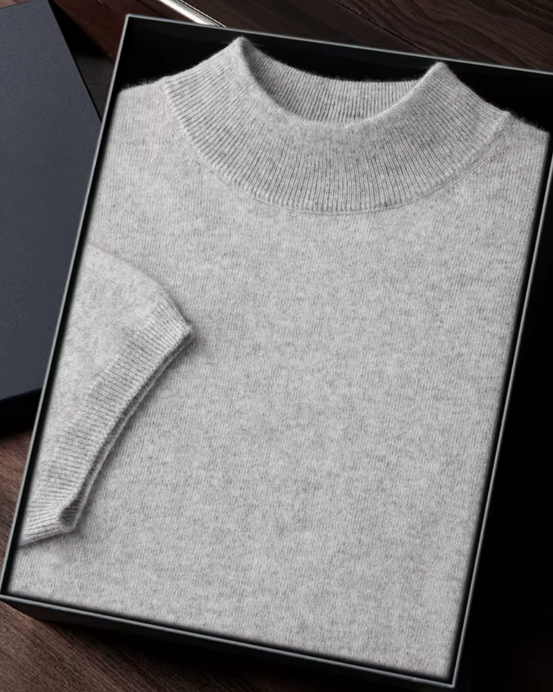 Zalecta | Tijdloze Mock Neck Shirt