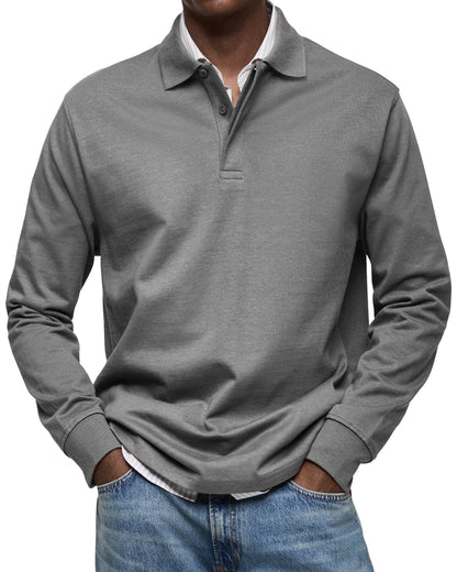 RIKO | Polo Lange Mouw - Comfortabel en Stijlvol
