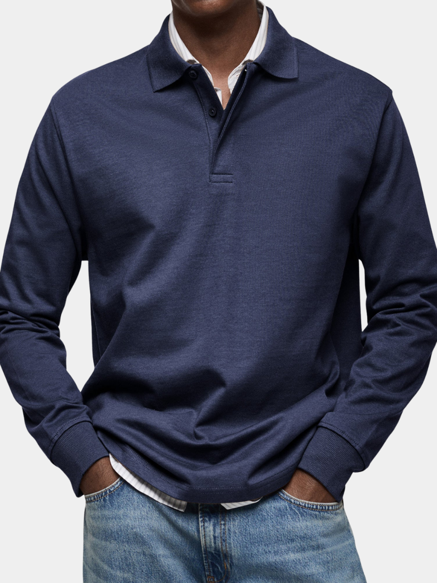 RIKO | Polo Lange Mouw - Comfortabel en Stijlvol