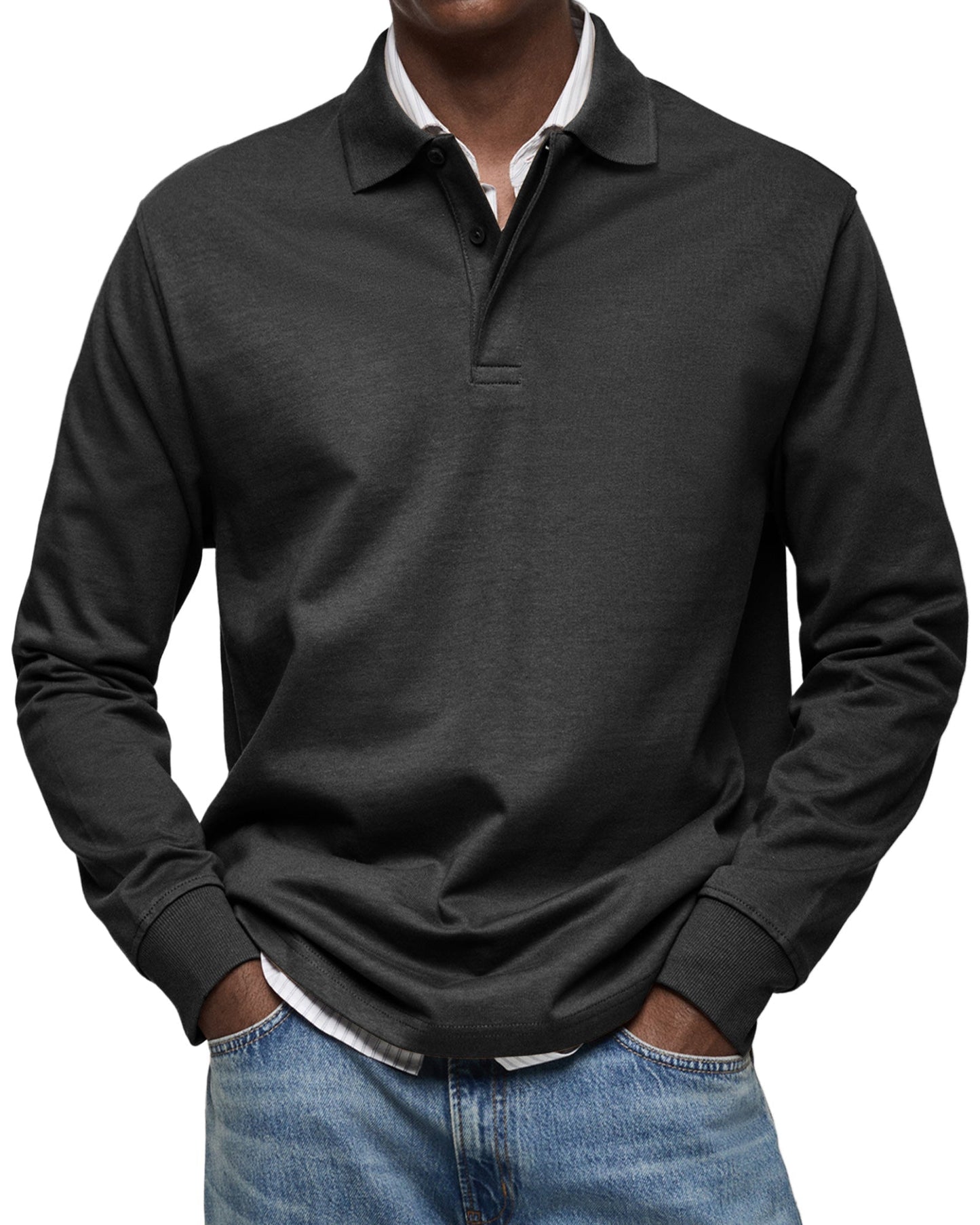 RIKO | Polo Lange Mouw - Comfortabel en Stijlvol