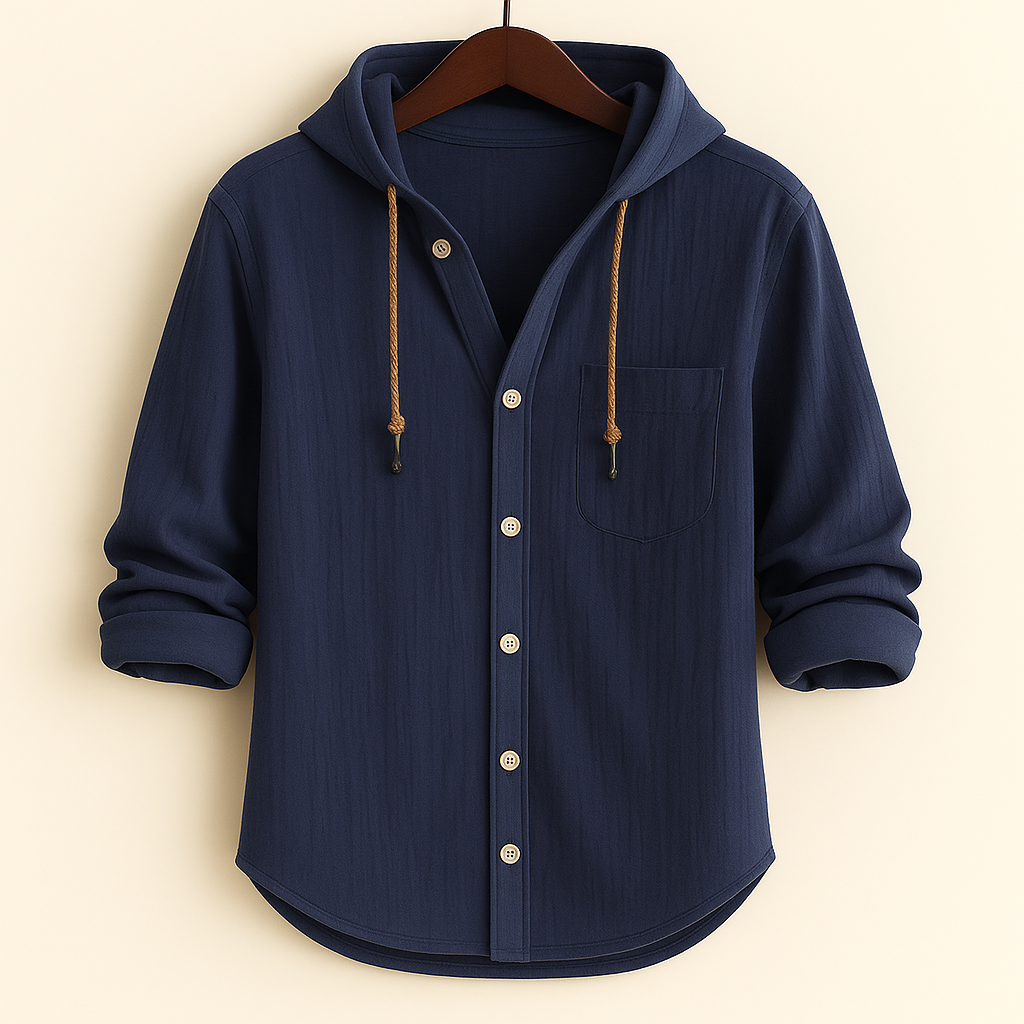 MARIANO | Overhemd met Capuchon voor Modern Comfort en Veelzijdige Stijl