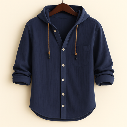 MARIANO | Overhemd met Capuchon voor Modern Comfort en Veelzijdige Stijl