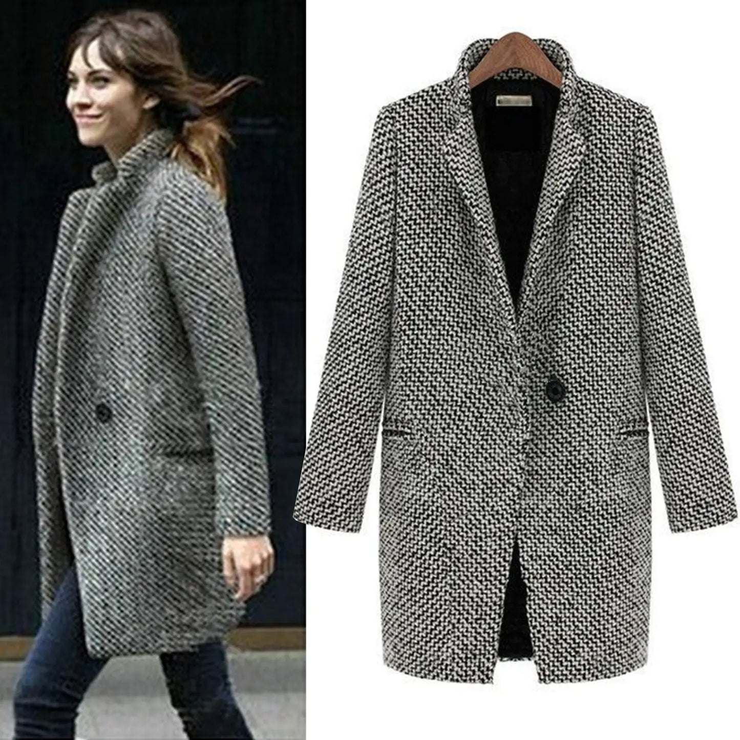 Cheska | Winterjas met Tijdloze Elegantie