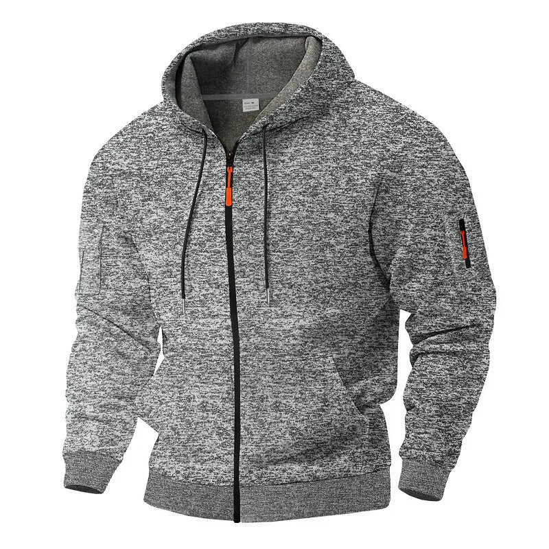 Stijnor™ | Heren vest met capuchon, volledige rits en dagelijkse warmte voor buiten