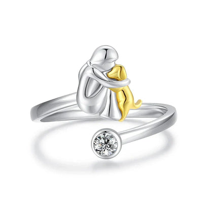 LadiVania™ | Ring met hondenicoon