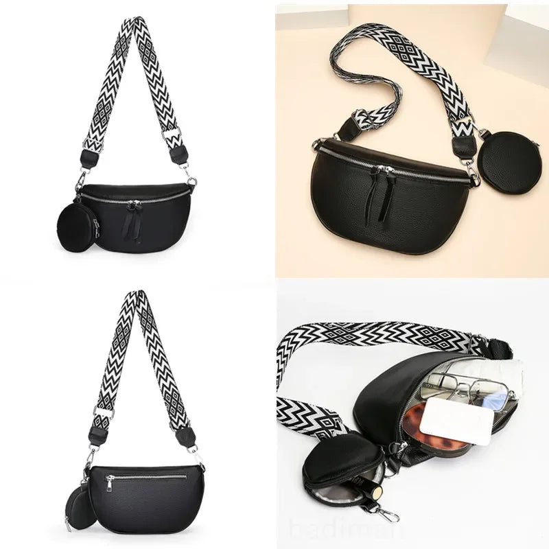 Hayley | Verfijnde Lederen Schoudertas