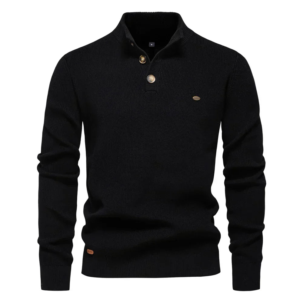 Koelman | Herenpullover met knoopdesign