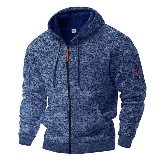 Stijnor™ | Heren vest met capuchon, volledige rits en dagelijkse warmte voor buiten