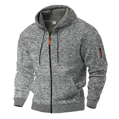 Stijnor™ | Heren vest met capuchon, volledige rits en dagelijkse warmte voor buiten