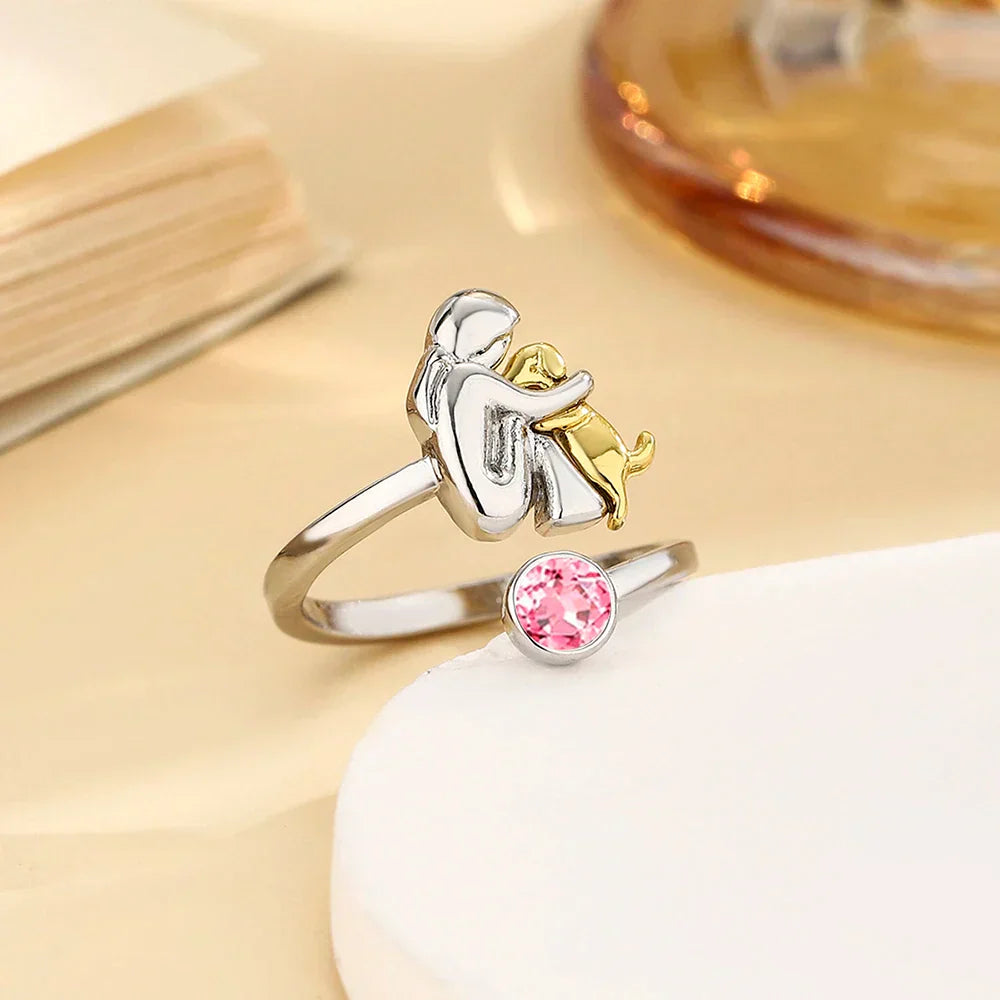 LadiVania™ | Ring met hondenicoon