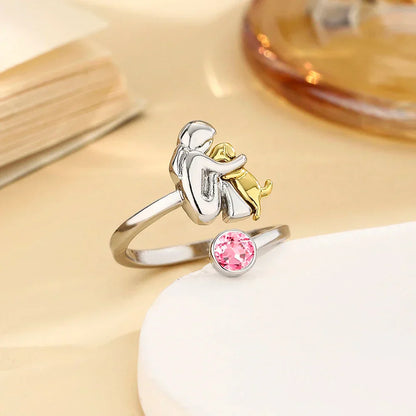 LadiVania™ | Ring met hondenicoon