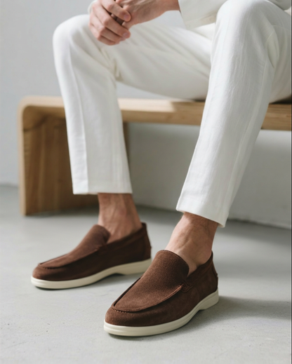 DAAN | Premium Suède Loafers met Superieure Steun en Tijdloze Elegantie