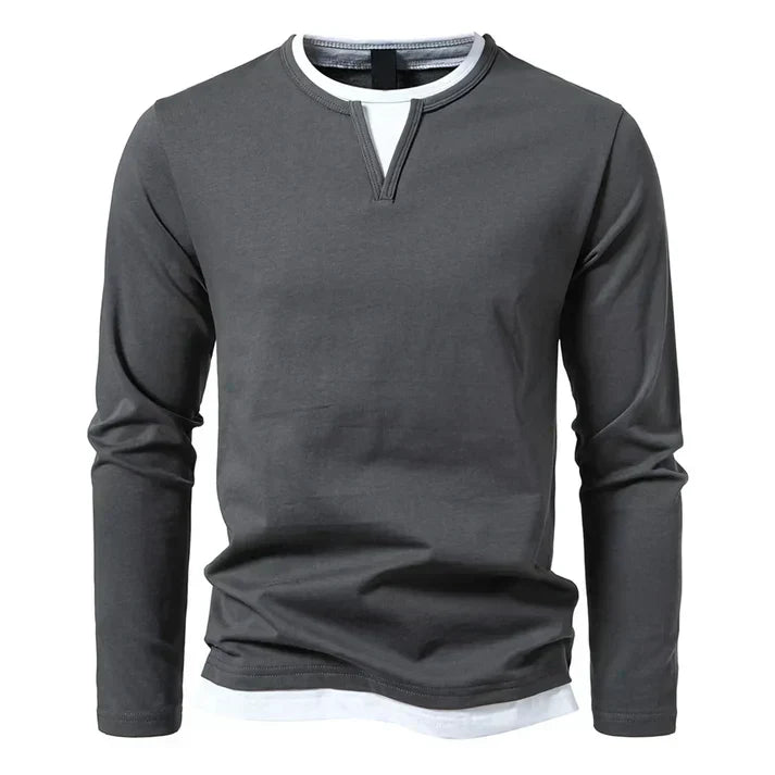 LARS | Longsleeve voor Heren met Comfort de Hele Dag en Tijdloze Stijl