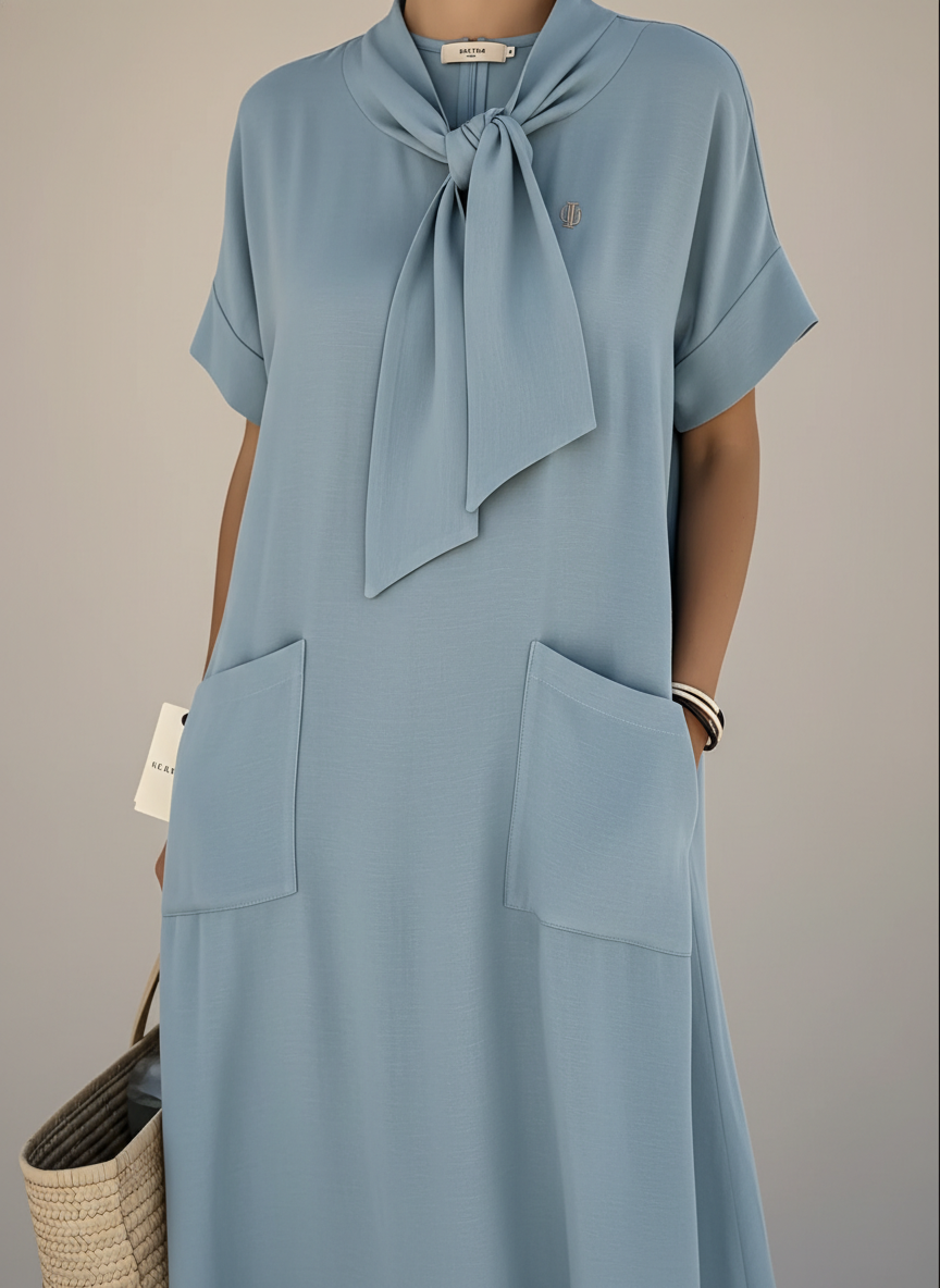 ROMY™ | Elegante Jurk met Zakken en Comfortabele Zomerstijl
